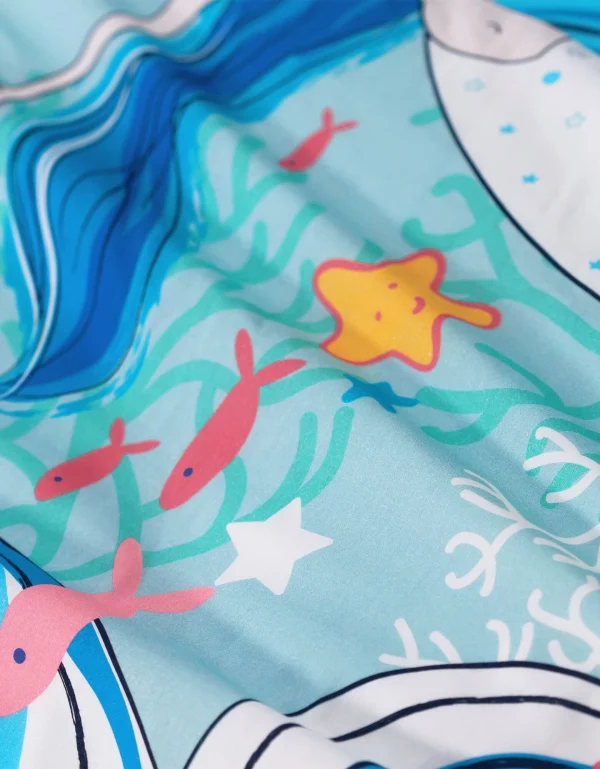 Colombine Des Petits Linge De Lit Enfant à Motifs Sirènes Doris 1 Personne – Coton 6