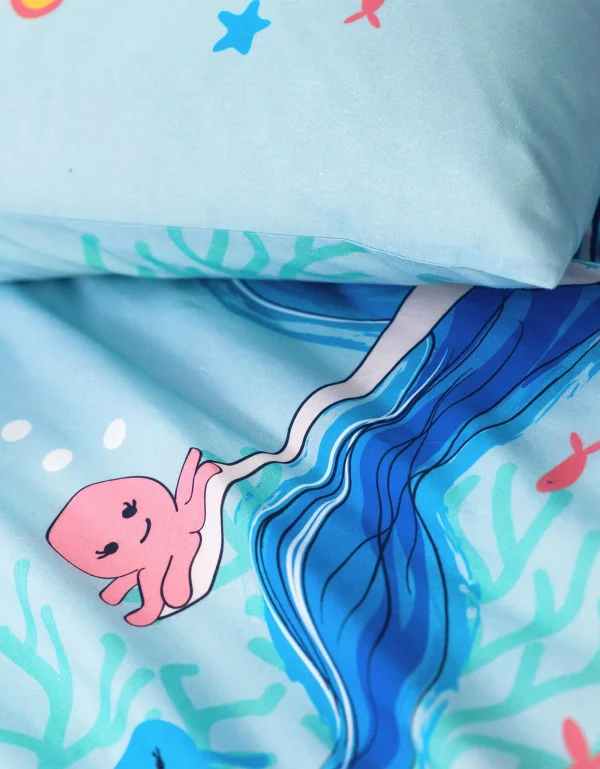 Colombine Des Petits Linge De Lit Enfant à Motifs Sirènes Doris 1 Personne – Coton 7