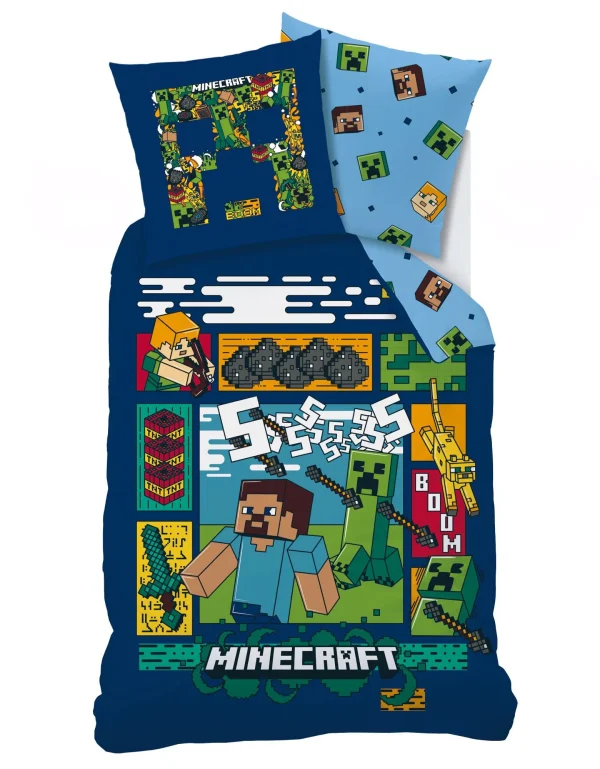 Blancheporte Parure De Lit Enfant Minecraft® – Coton 1