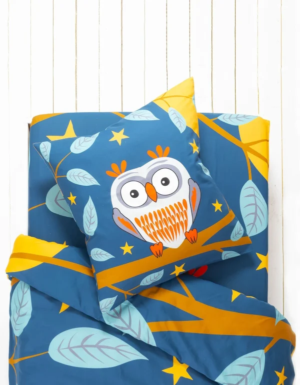 Blancheporte Linge De Lit Enfant Chouki Coton – Imprimé Hibou 5