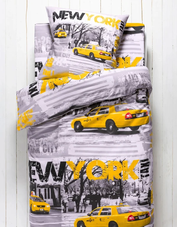 Blancheporte Linge De Lit Enfant Drive – Polycoton Imprimé Taxis New-yorkais 3