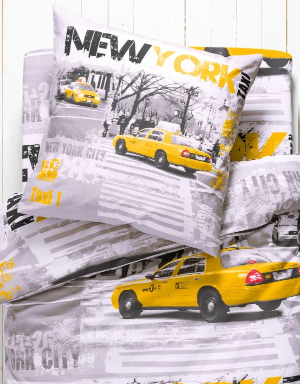 Blancheporte Linge De Lit Enfant Drive – Polycoton Imprimé Taxis New-yorkais 4