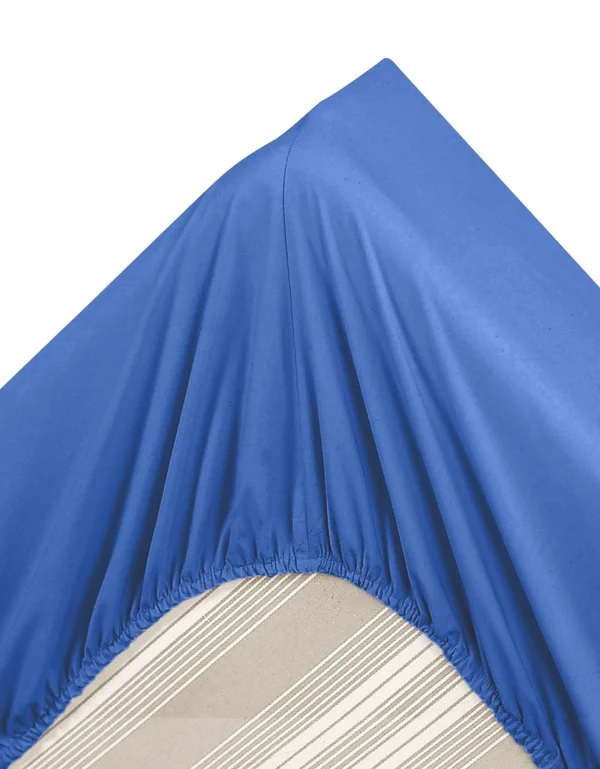 Blancheporte Drap-housse Uni Polyester – Coton Bonnet 32 Cm 5