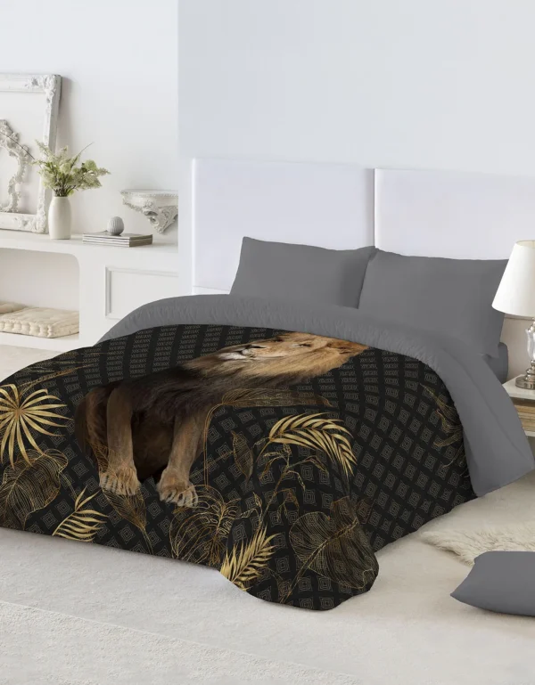 Blancheporte Couette Microfibre Imprimé Lion 200 G/m² 1