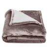 Blancheporte Couverture Chaude Polaire Sherpa Bicolore 13